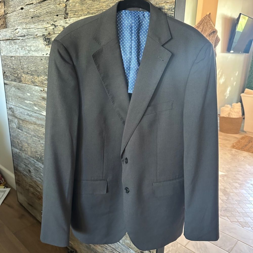 Alton Lane Mercantile Suit Jacket in Charcoal - Picture 2 of 8